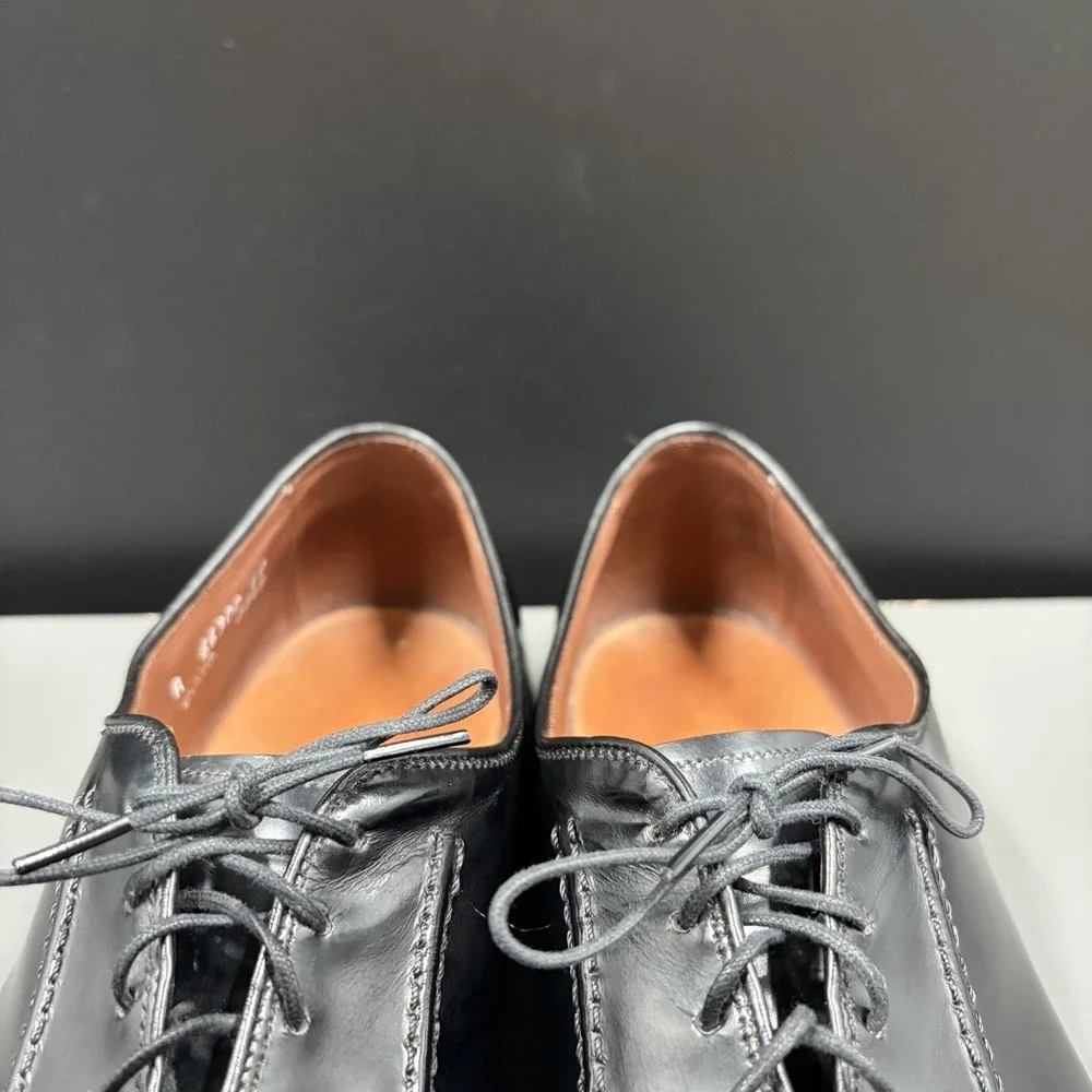 Allen Edmonds Belgium Wholecut Oxford Dress Shoes Mens 13 A Black‎ Calf Leather